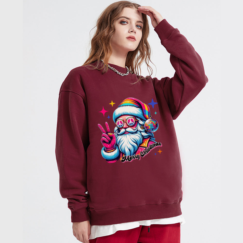 Cute Disco Santa Sweatshirt