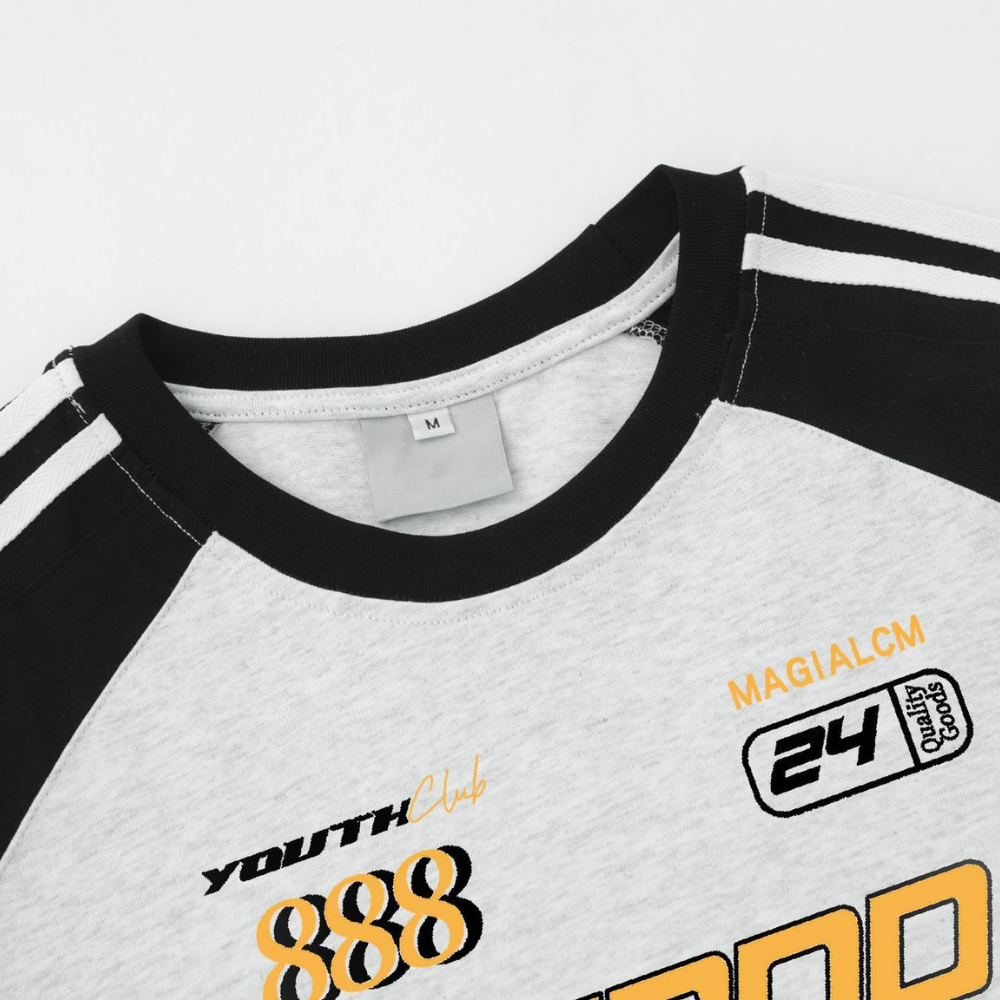 Classic Patchwork Raglan T-shirt