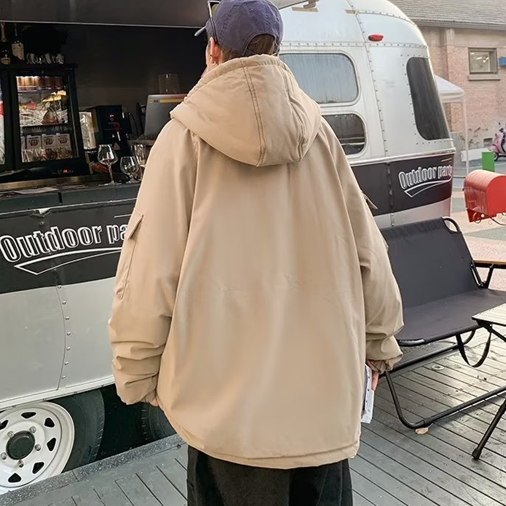 retro Japanese Thickened Workwear Style Coat