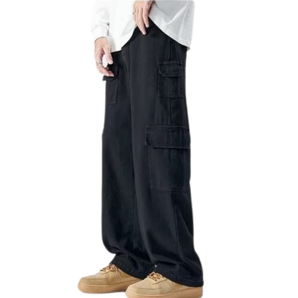 Heavyweight Cotton Multi-Pocket Cargo Pants