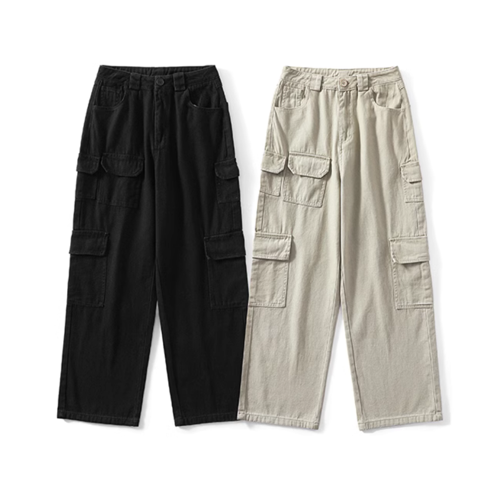 Heavyweight Cotton Multi-Pocket Cargo Pants