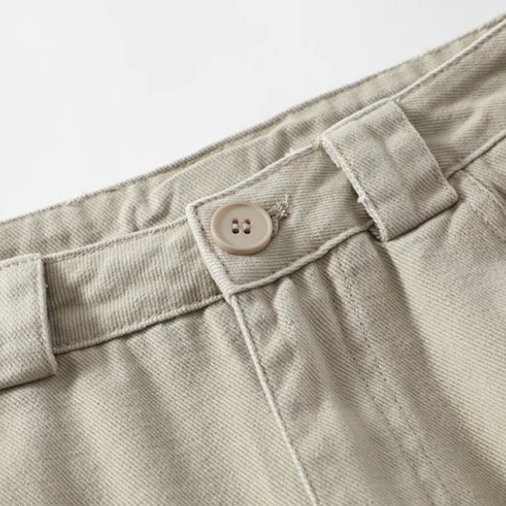 Heavyweight Cotton Multi-Pocket Cargo Pants