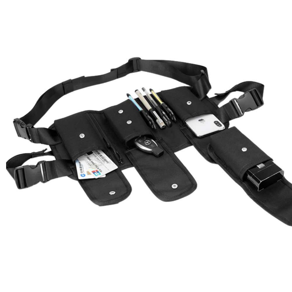 Tactical Multi-Pocket Canvas Chest Bag