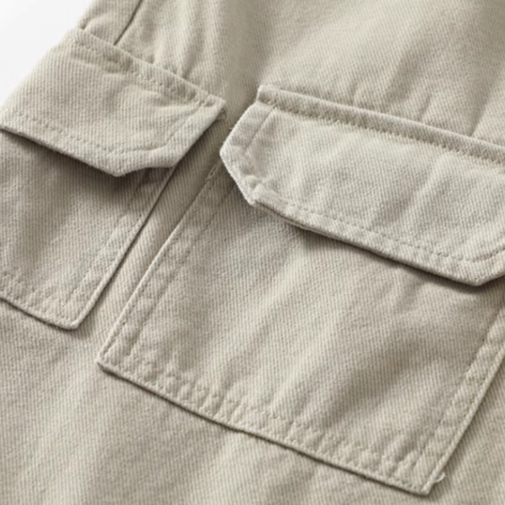 Heavyweight Cotton Multi-Pocket Cargo Pants