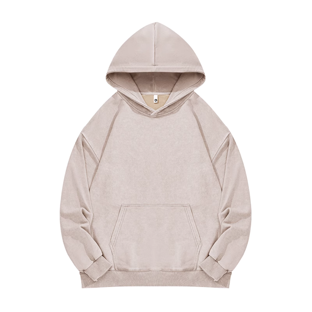 Simple washed hoodie