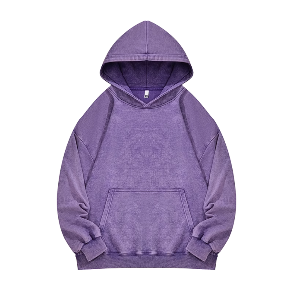 Simple washed hoodie