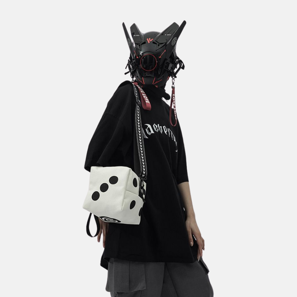 Street Couple Dice Shoulder Bag