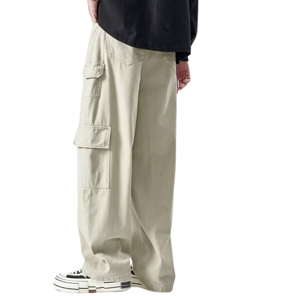 Heavyweight Cotton Multi-Pocket Cargo Pants