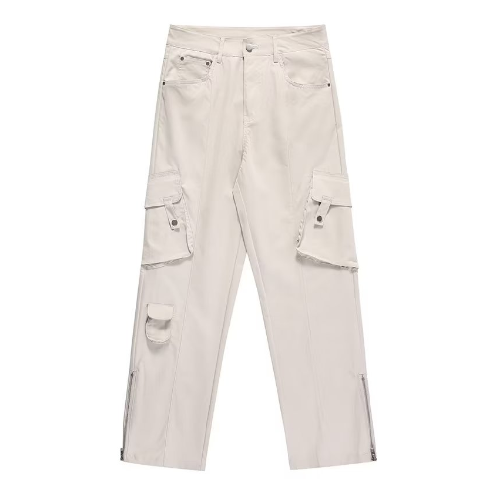 Functional Multi-pocket Design Cargo Pants