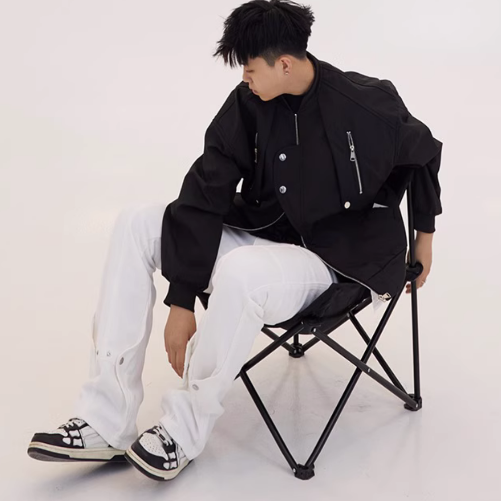 Loose Casual Solid Jacket