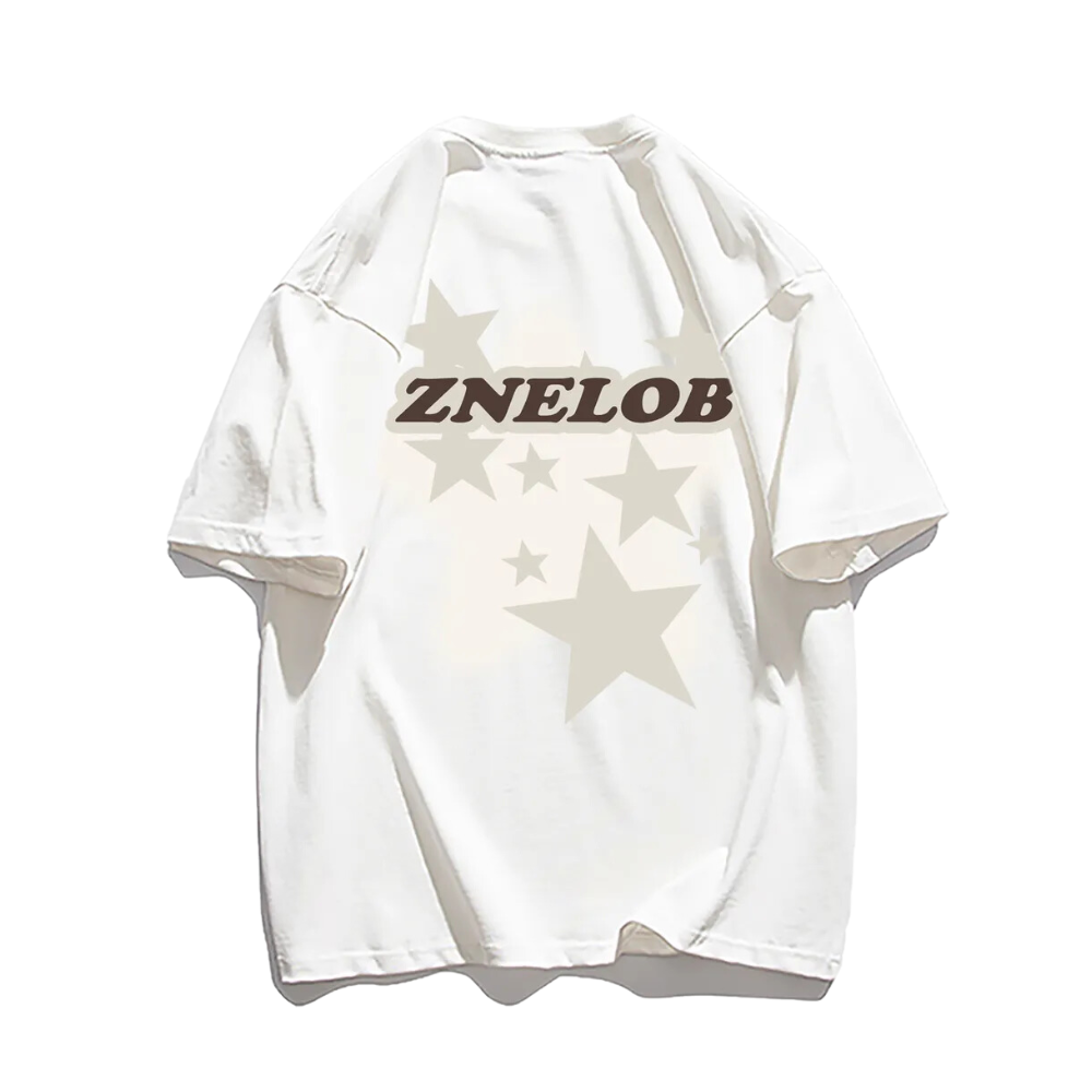 Stars Print Cotton T-Shirt