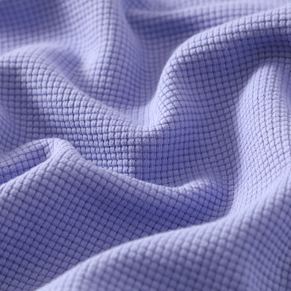 Cute Star Waffle Fabric Zipper Hoodies