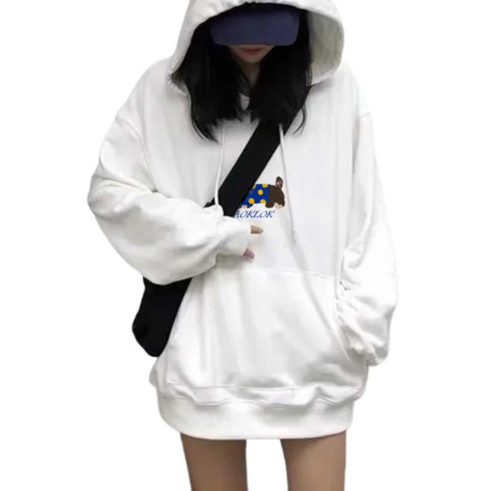 AG Embroidery Beret Dachshund Hoodie