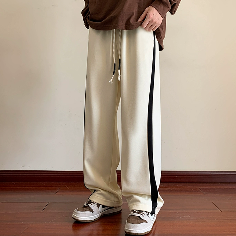 American Striped Lettering Leggings Sweatpants