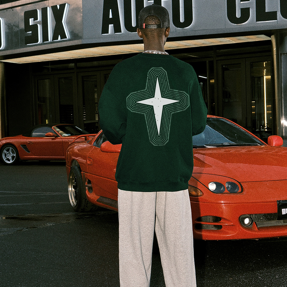 Vintage Loose Star Graphic Sweatshirt