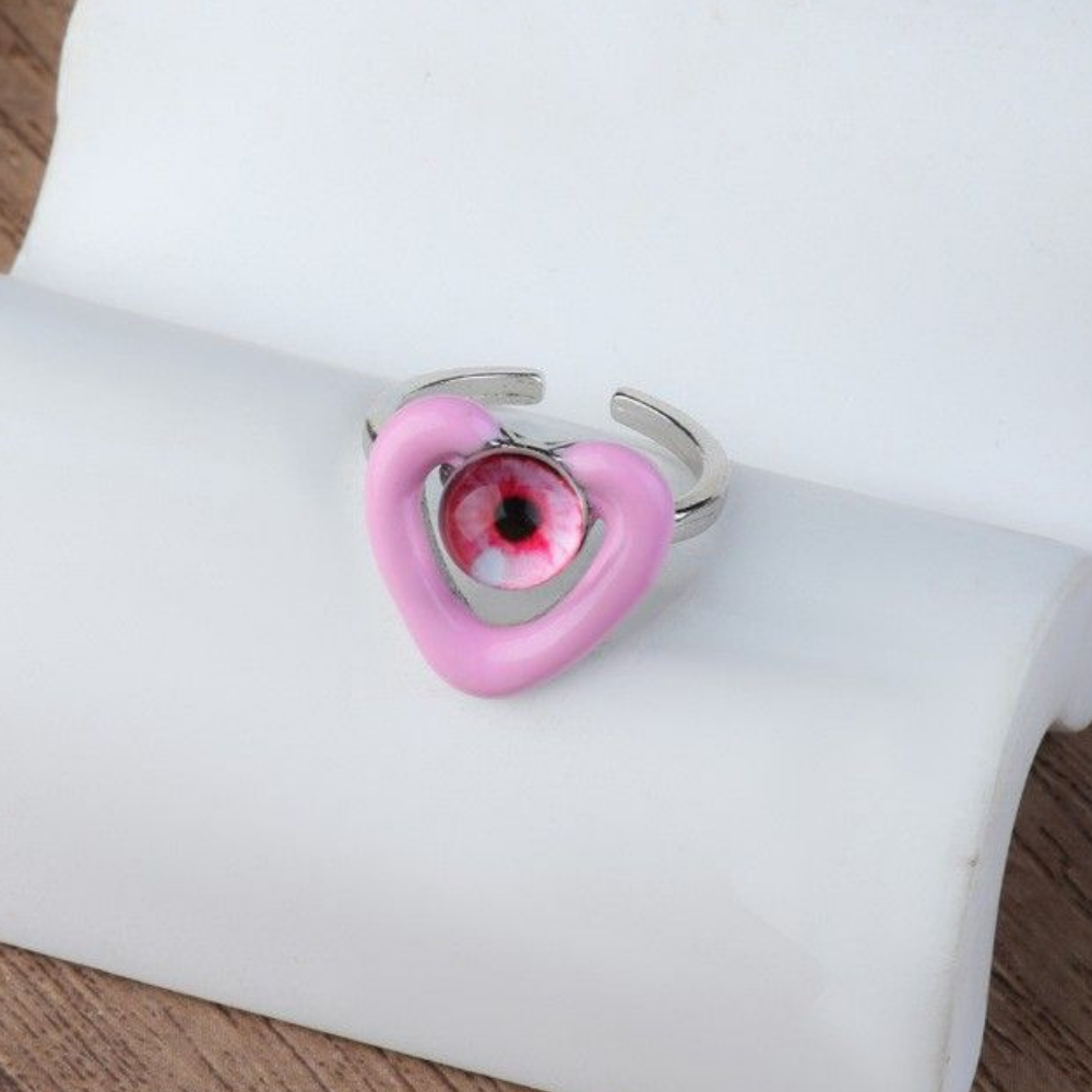 Baeleye | Dark Heart Eye Enamel Ring