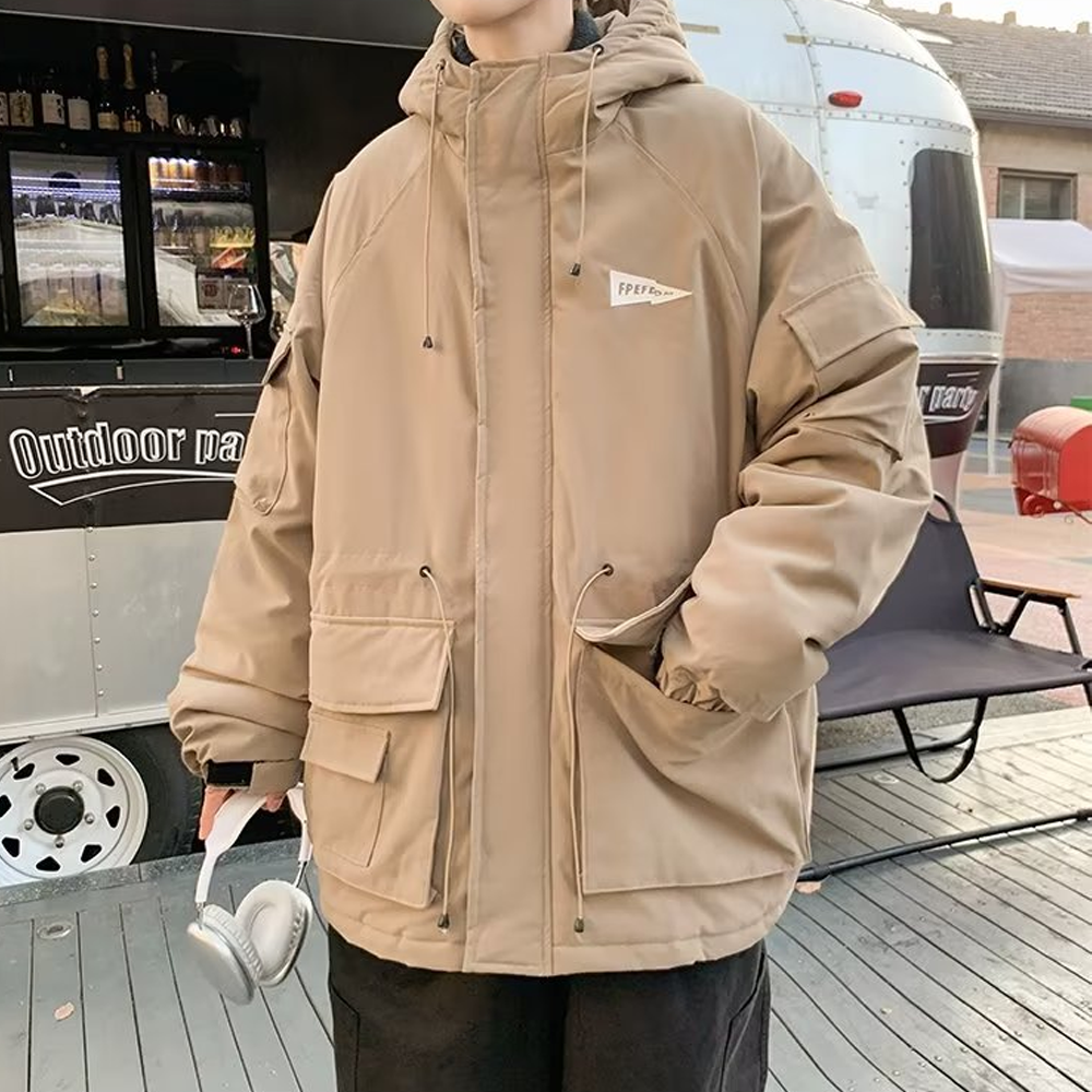 retro Japanese Thickened Workwear Style Coat