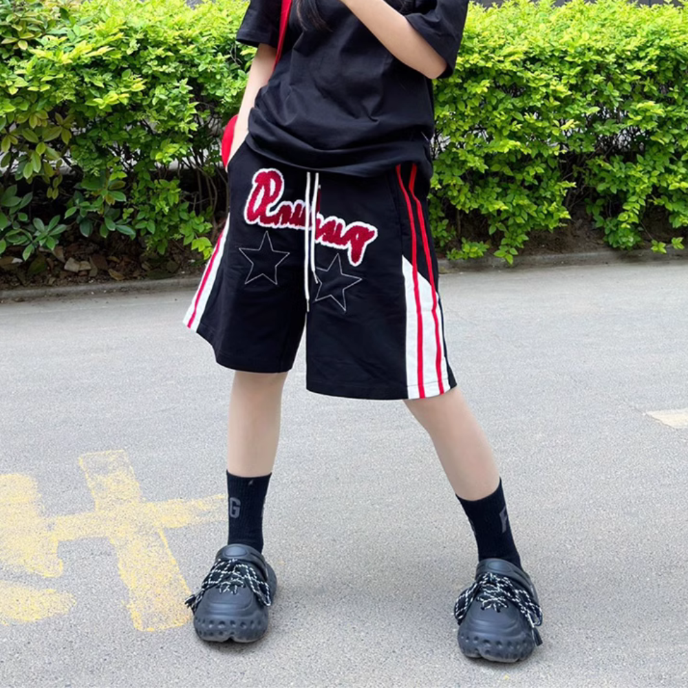 Classic Alphabet Jacquard Contrast Shorts