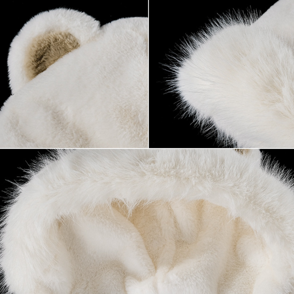 Ear Protection Bear Plush Hat