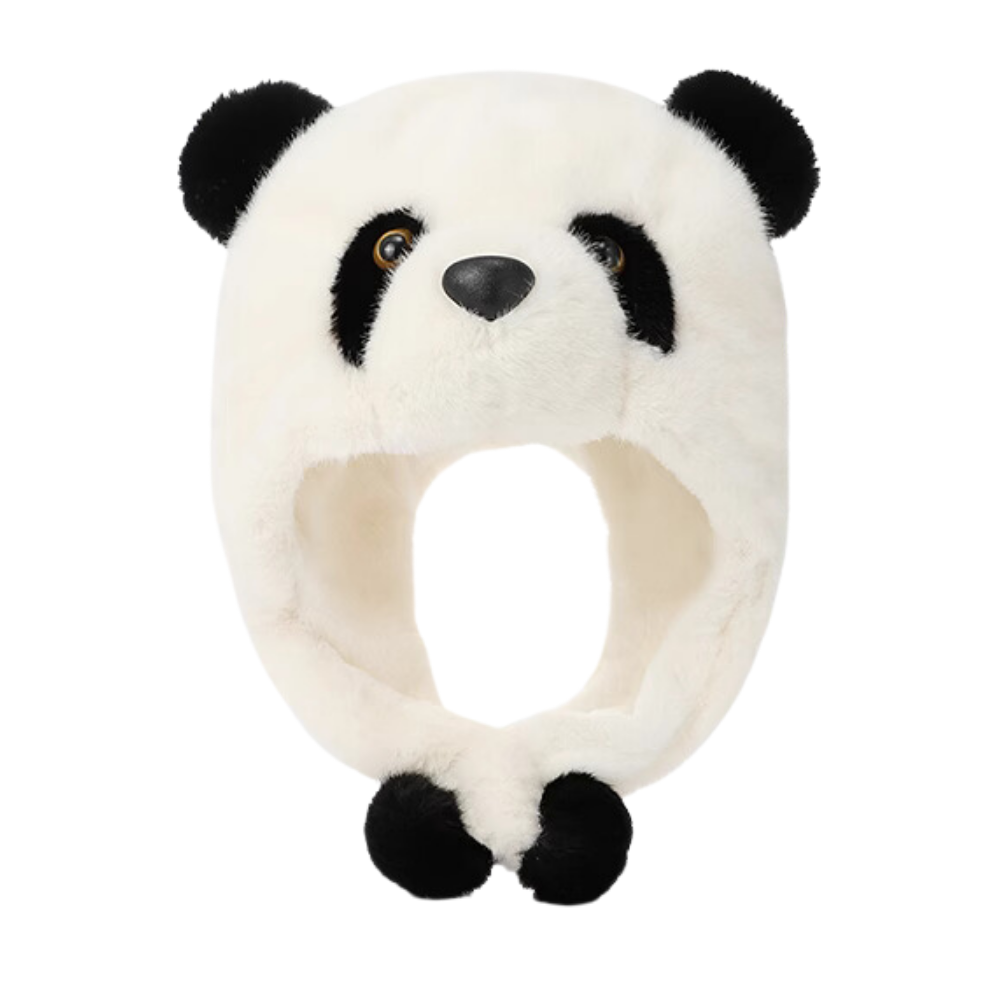 Panda Cycling Plush Hat