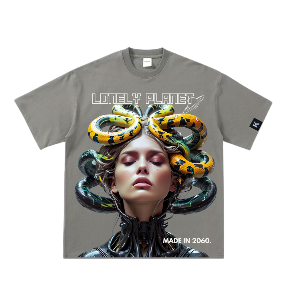 LONELY PLANET MEDUSA: The Cyber Serpent Queen T-Shirt