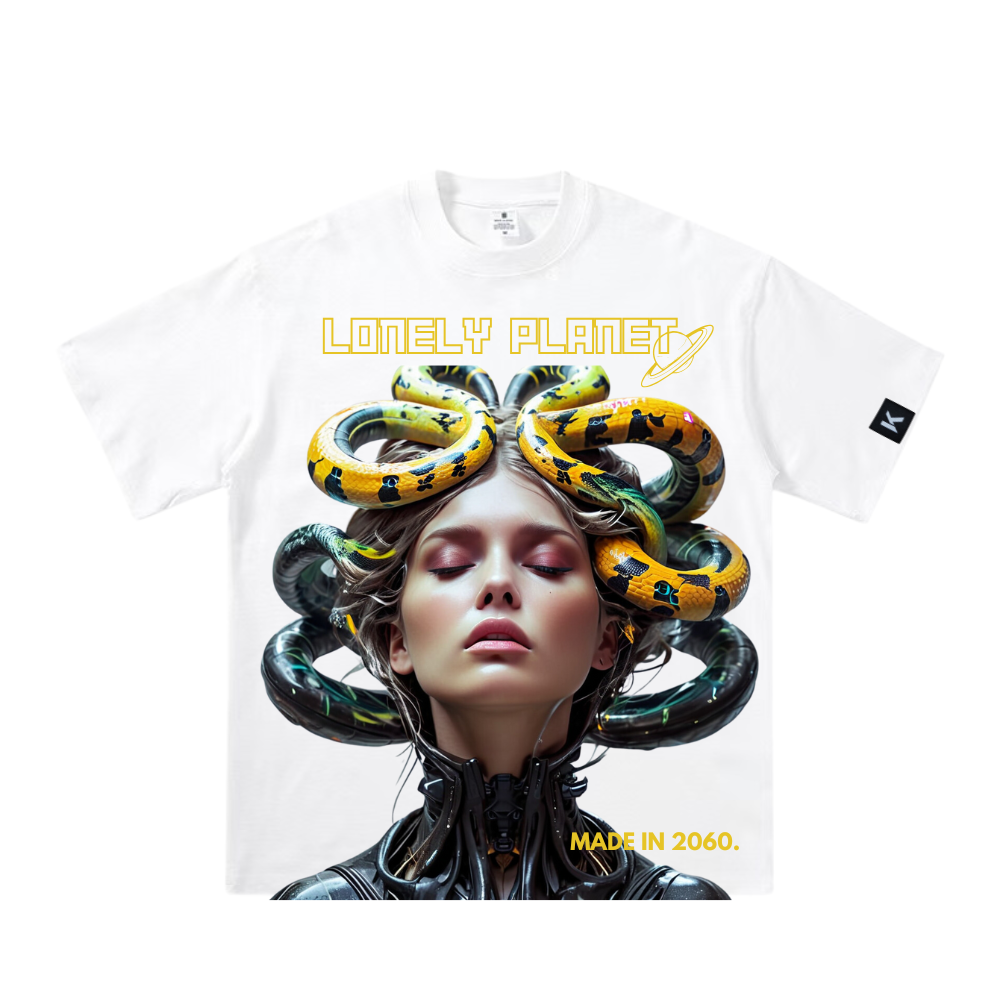 LONELY PLANET MEDUSA: The Cyber Serpent Queen T-Shirt