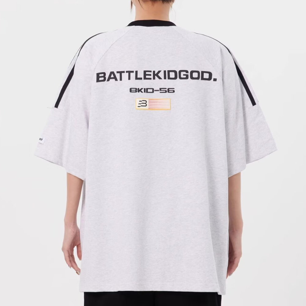 Retro Simple Raglan T-shirt