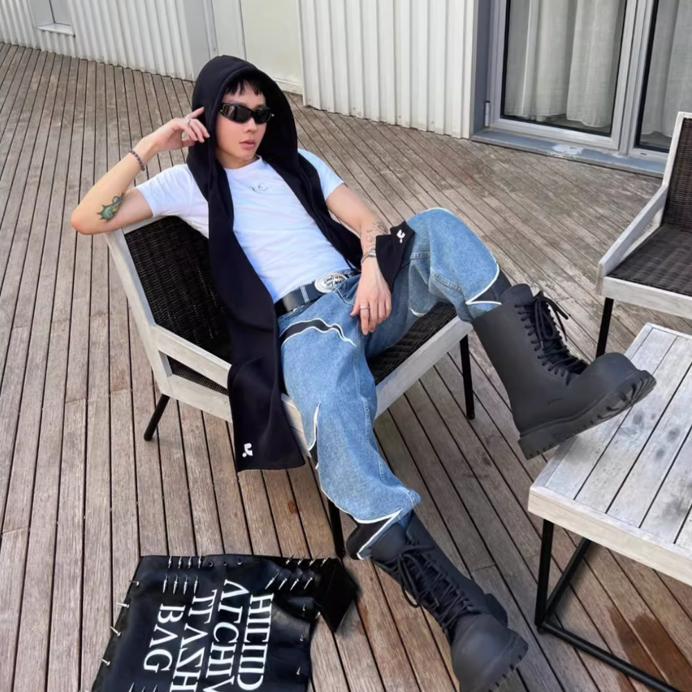 🔥American Hip Hop Street Versatile Printed Jeans