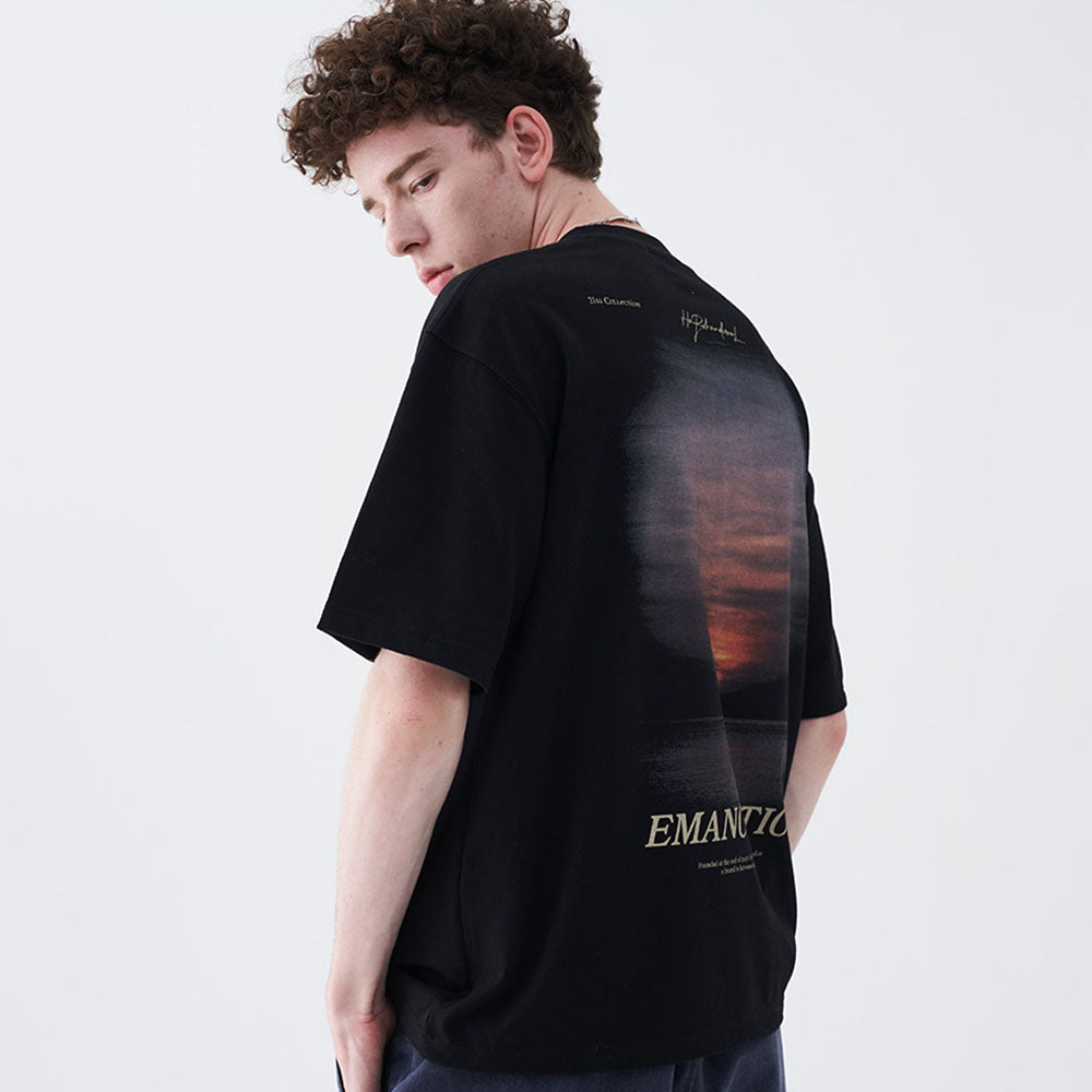 Sunset Dark Graphic T-Shirt