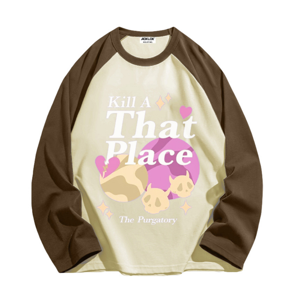 Casual Skull Long Sleeve Shirt