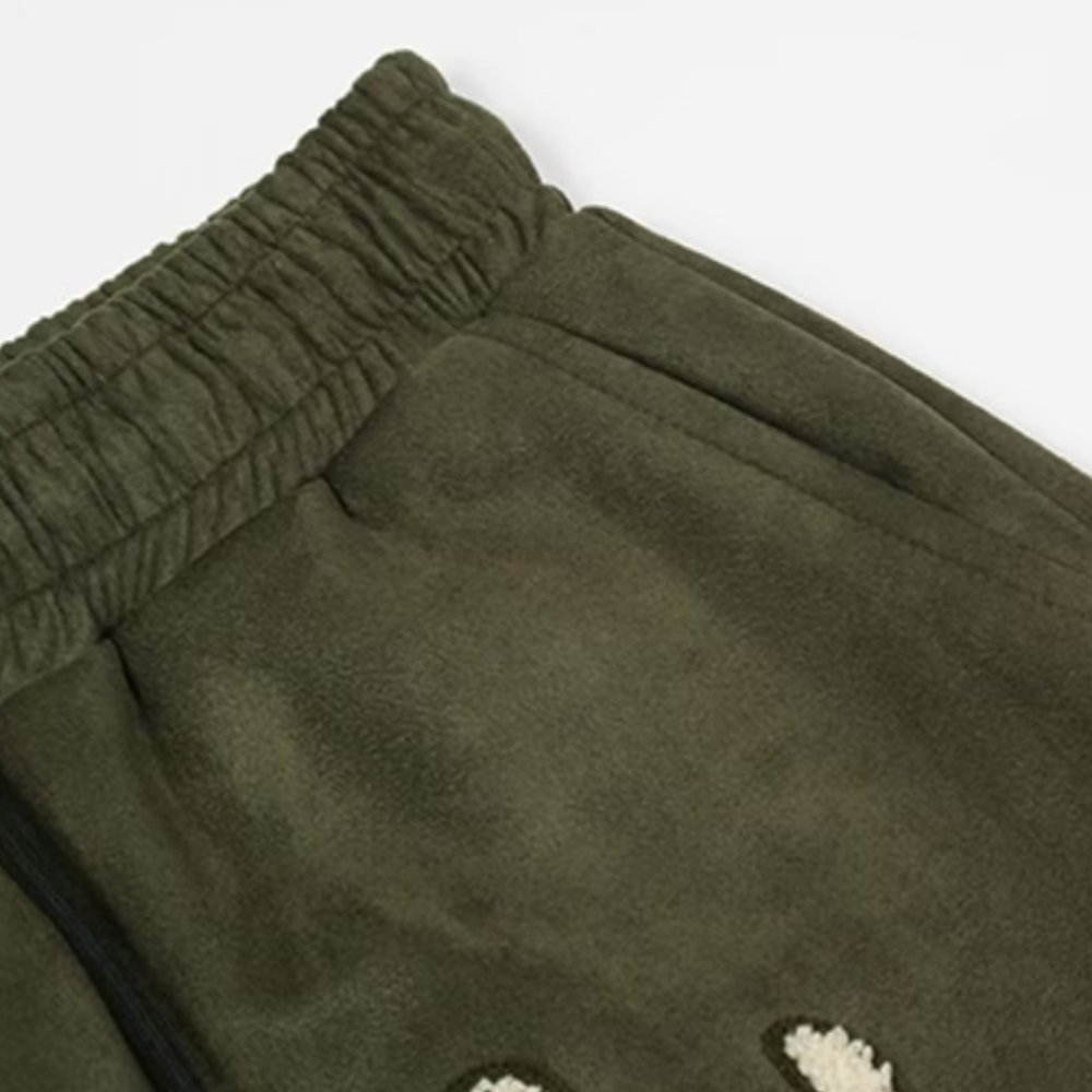 Vintage Alphabet Flocked Jacquard Shorts