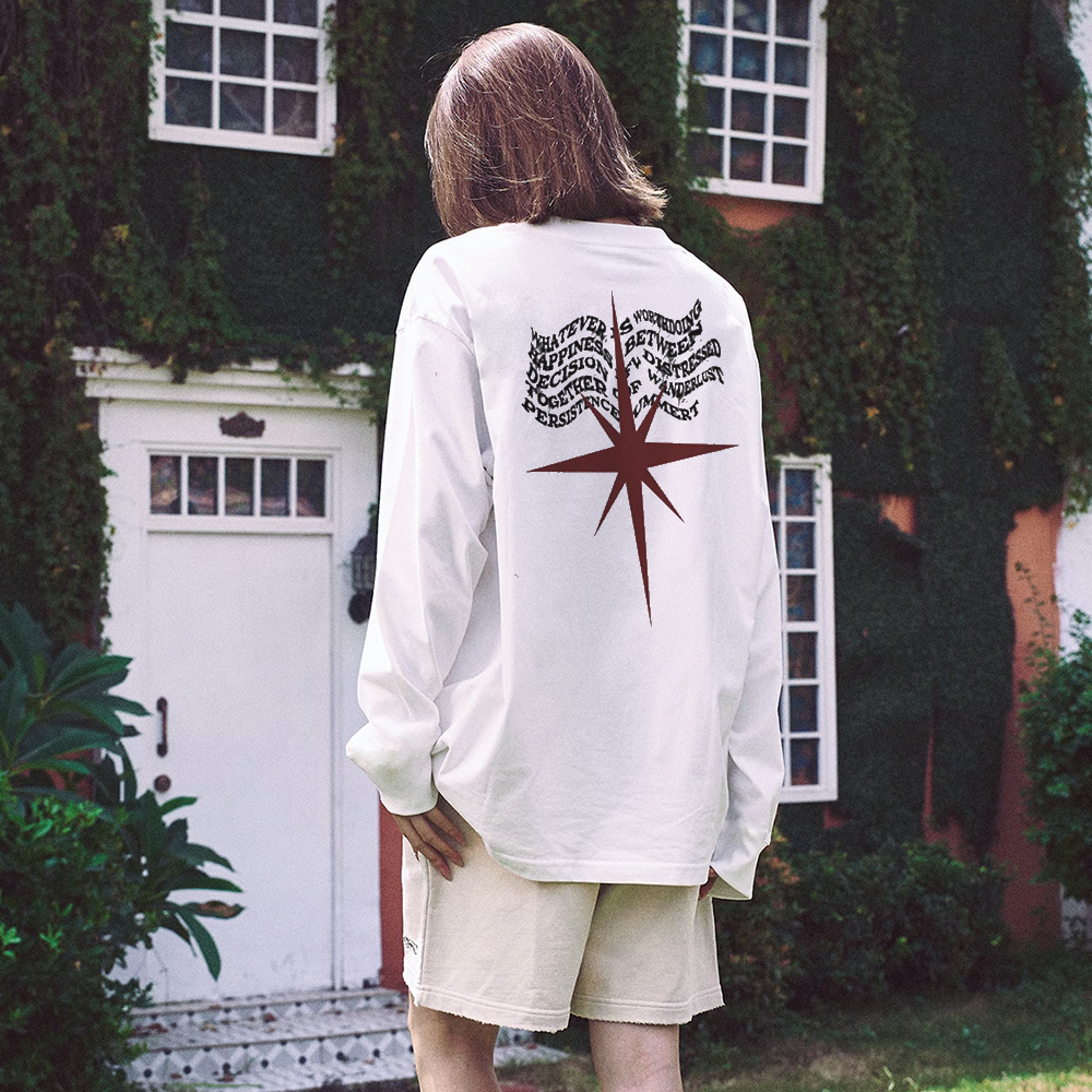 Vintage Loose Printing Sweatshirt