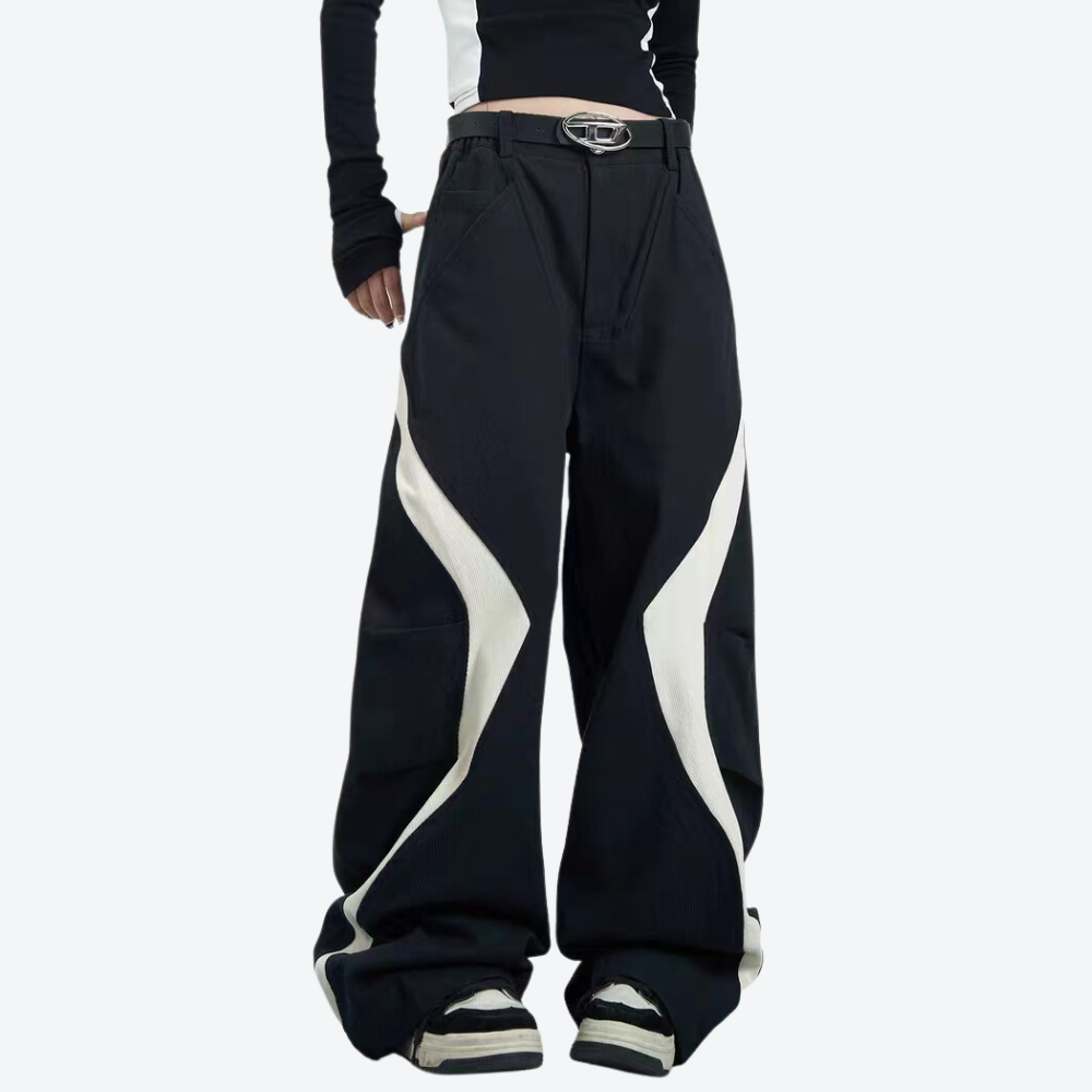 High Street Vintage Stitching Sweatpants