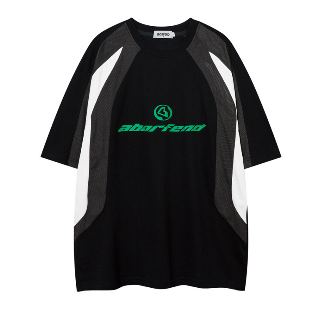 American Contrast Letter T-shirt