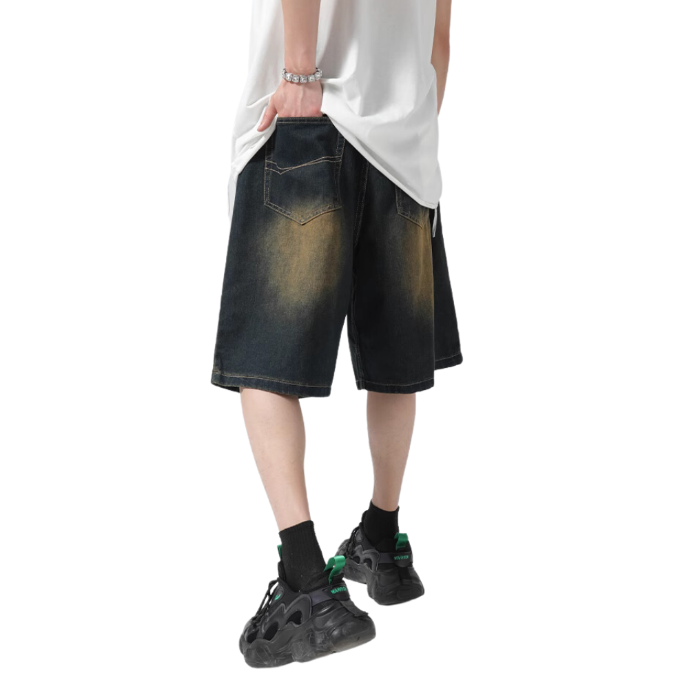 High Street Distressed Denim Shorts