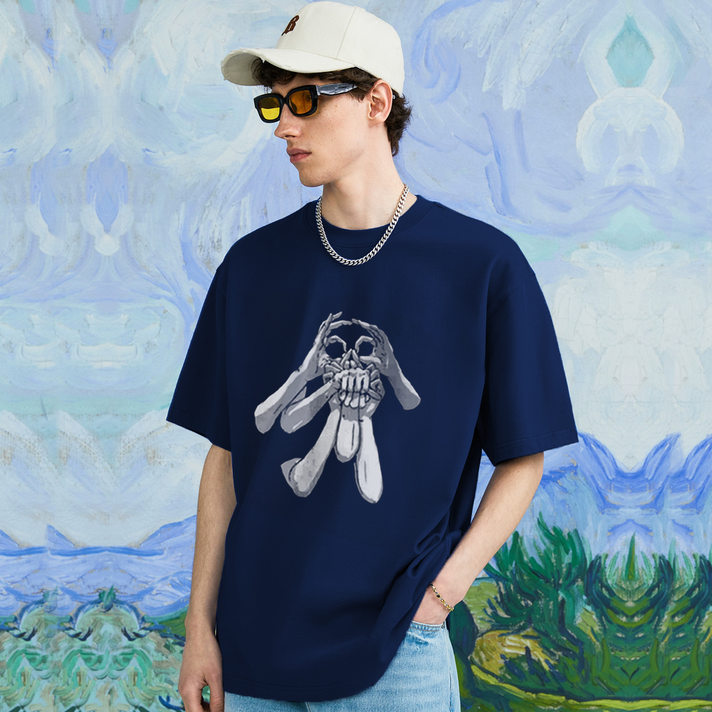 Scary Gesture Skull T-shirt