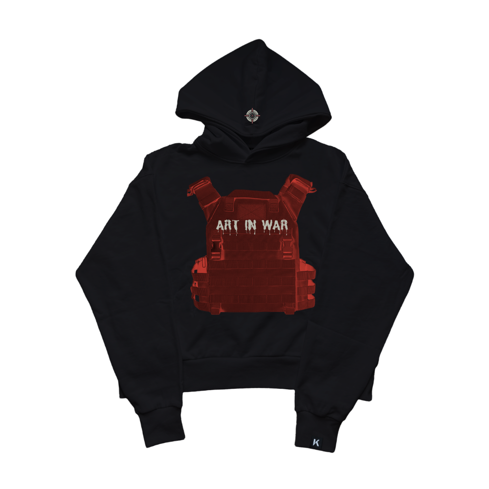 Art In War Vest Hoodie
