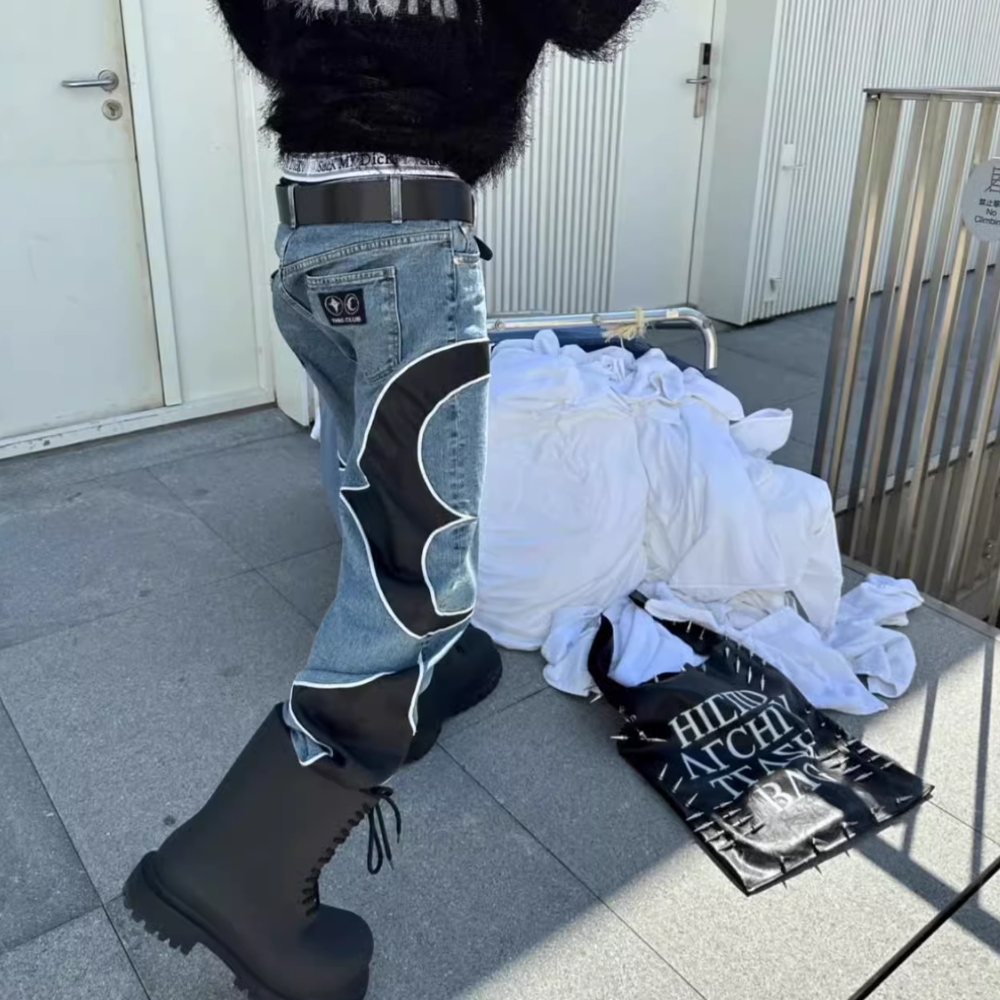 🔥American Hip Hop Street Versatile Printed Jeans