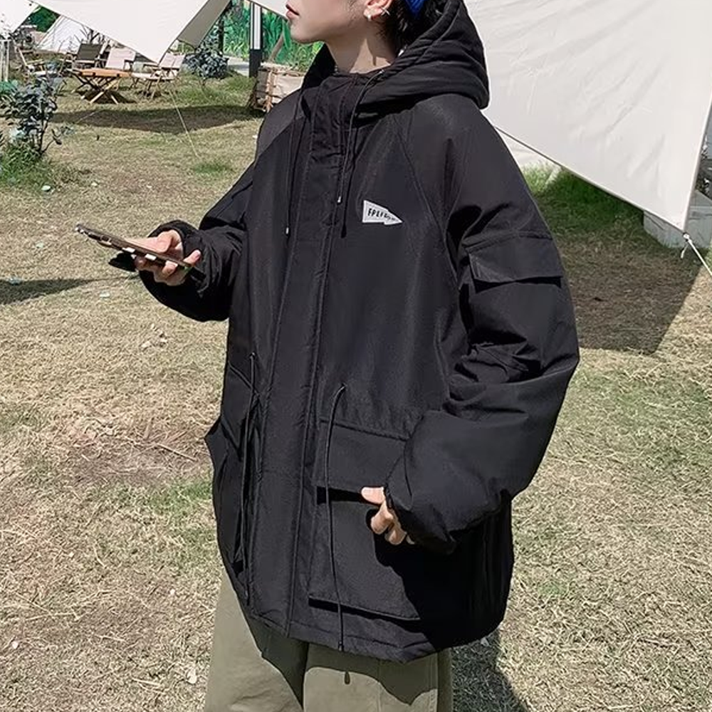 retro Japanese Thickened Workwear Style Coat