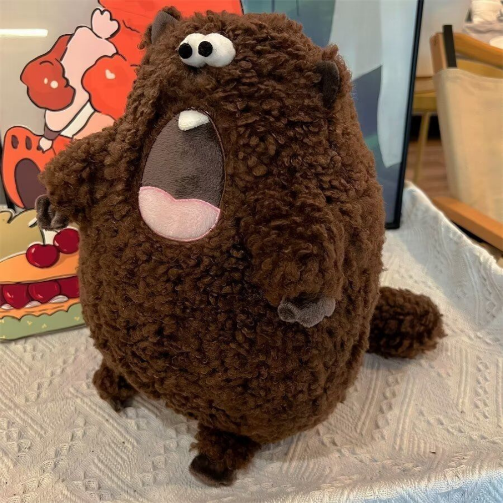 Screaming Groundhog Plushie Bag