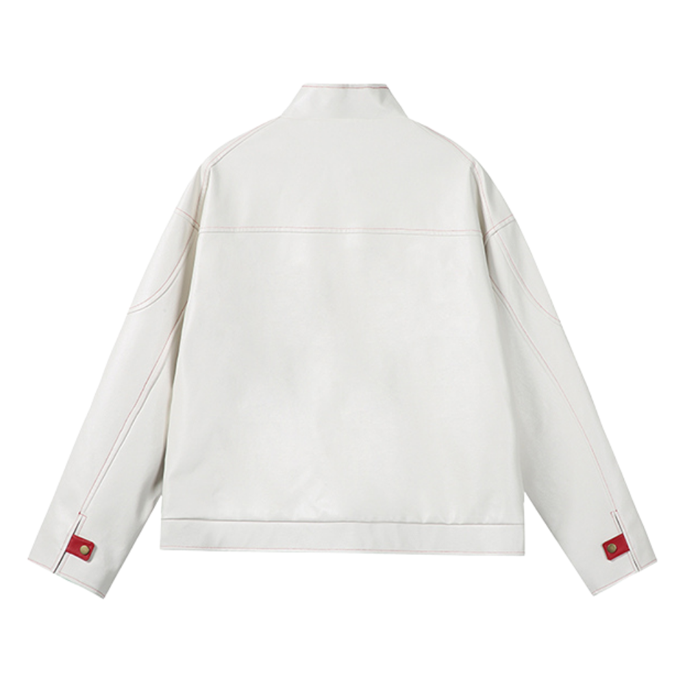 Casual Leather Motorcycle Jacket