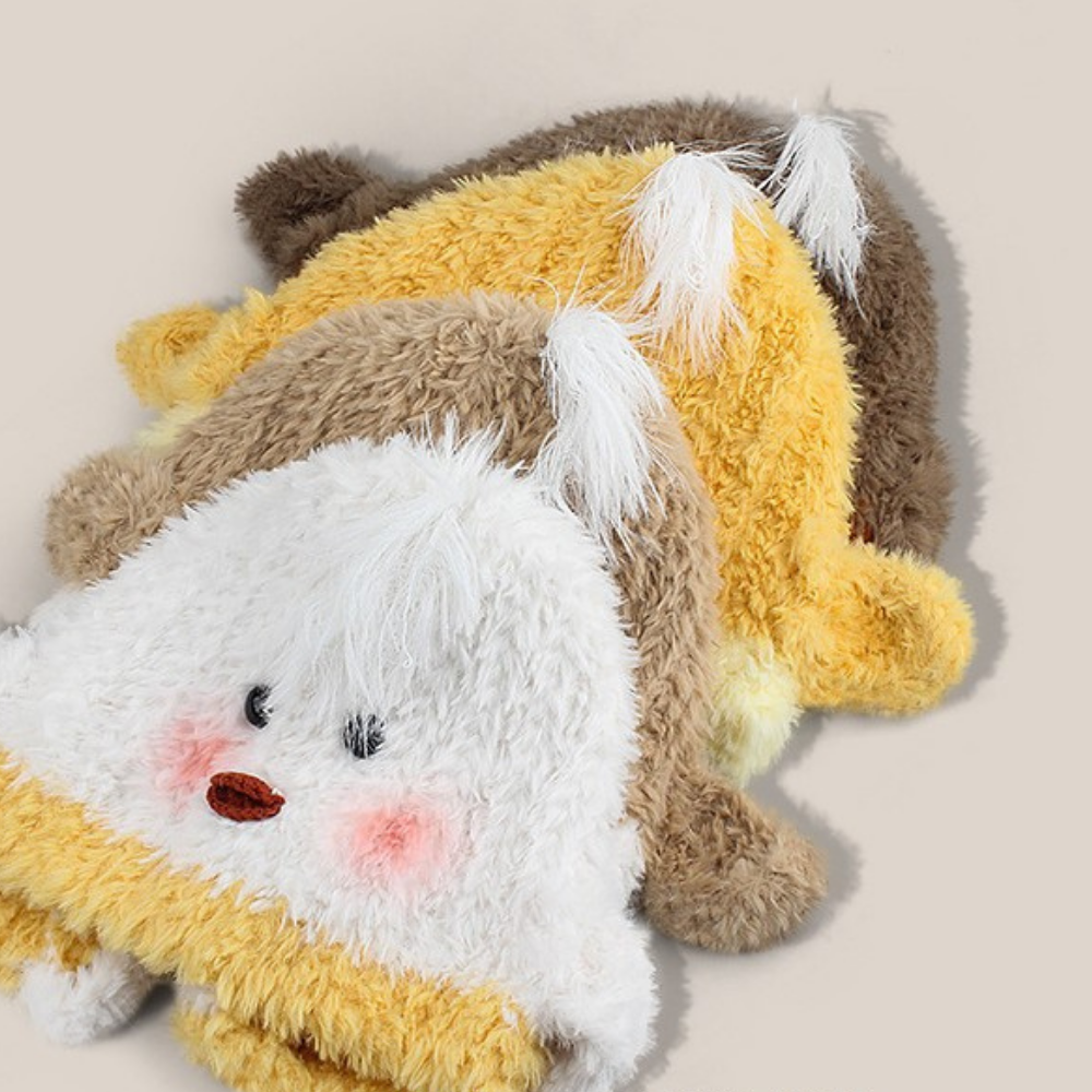 Blush Chicks Plush Knitted Hat