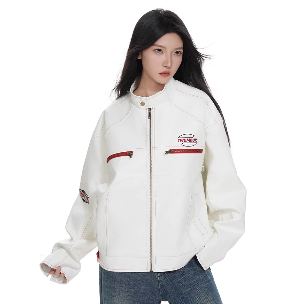 Casual Leather Motorcycle Jacket