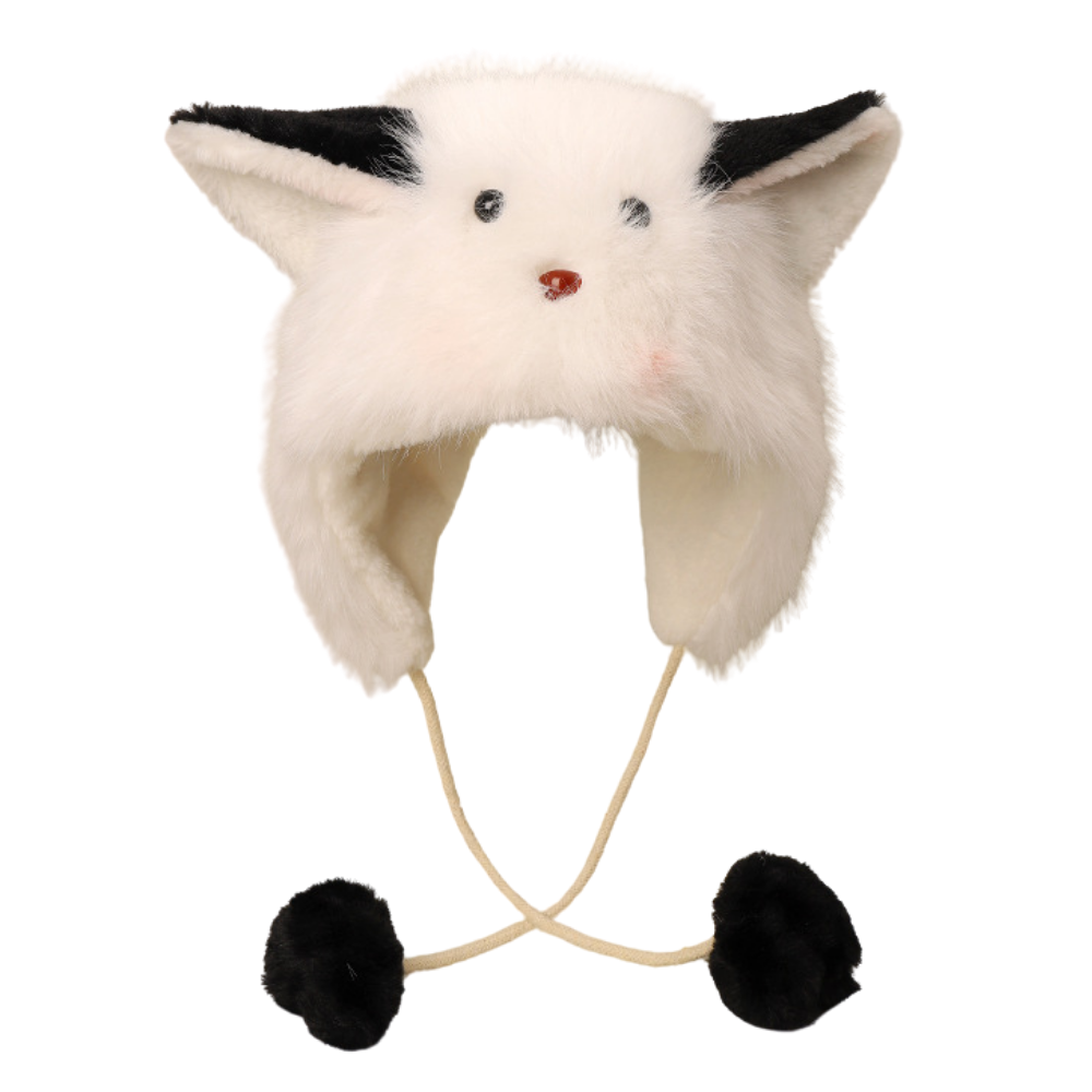 Raccoon Windproof Plush Hat