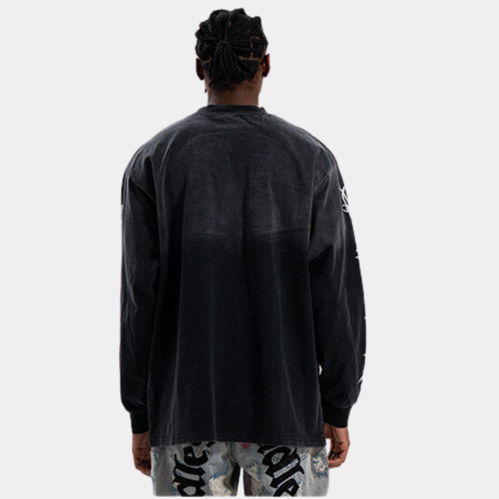 Retro Hanging Gradient Wash Sweatshirt