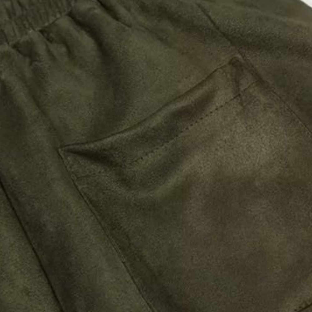 Vintage Alphabet Flocked Jacquard Shorts