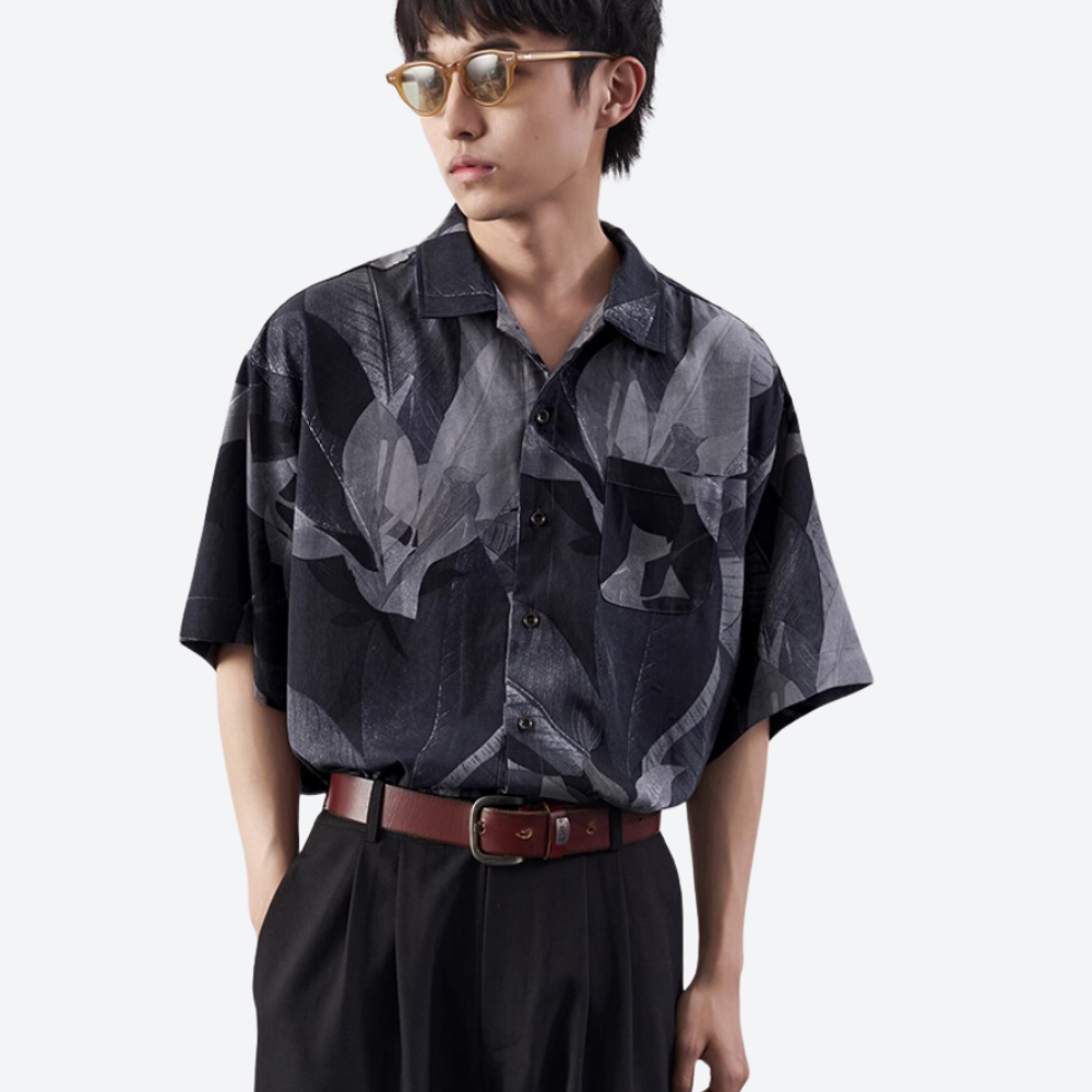 American Vintage Canvas Print Shirt