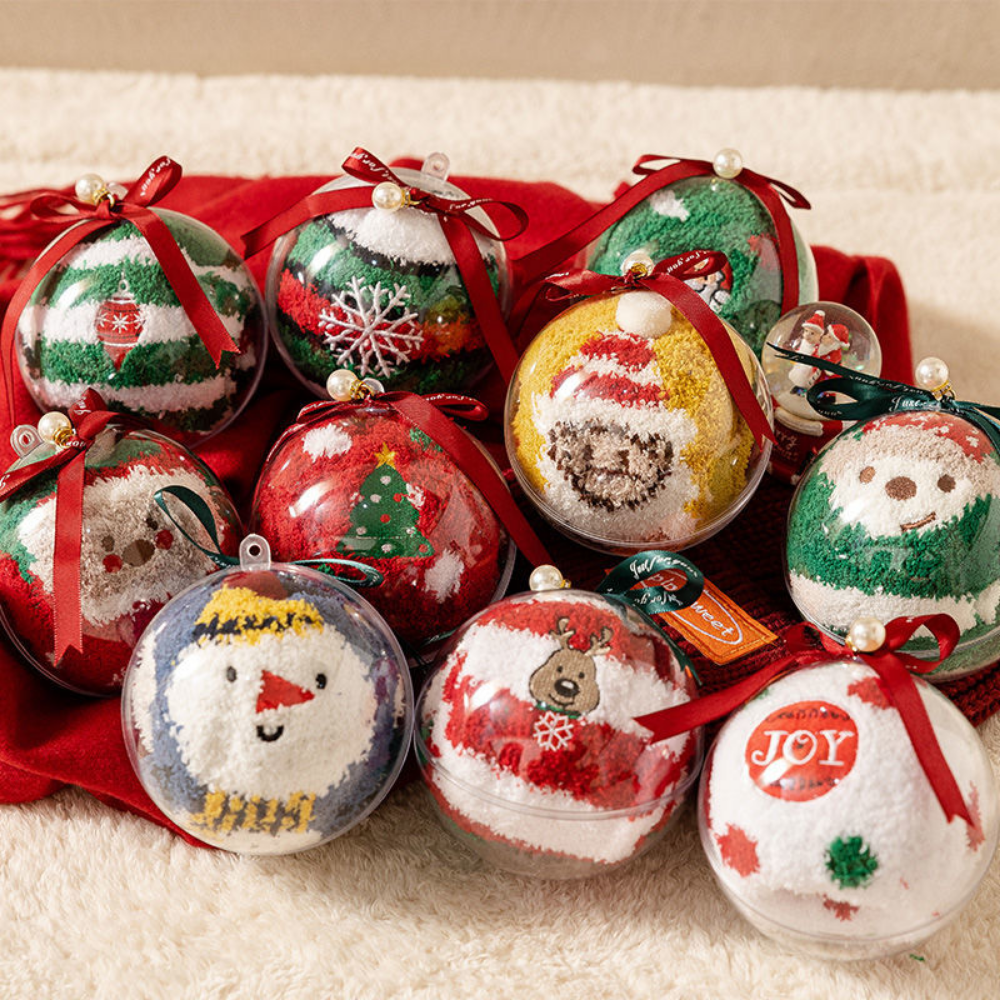 Contrast Color Coral Fleece Socks