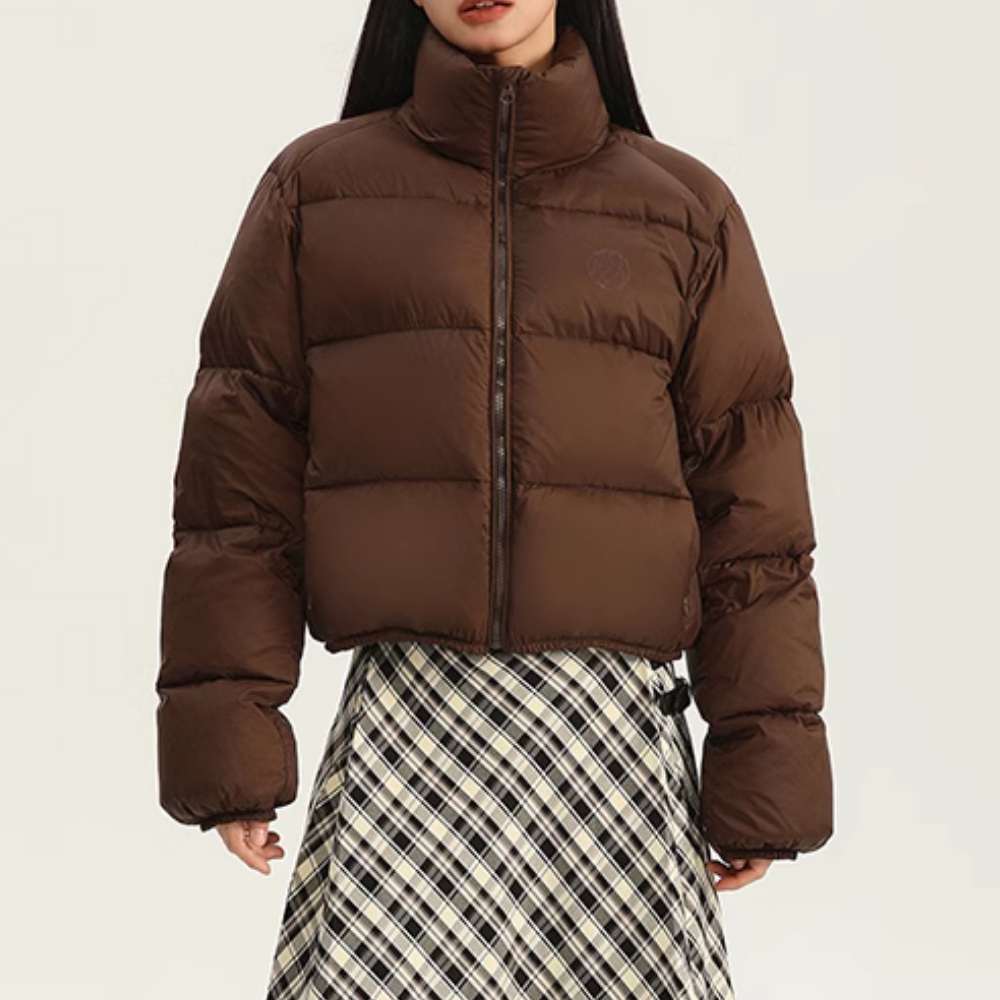Women's Simple Cropped Down Jacket
