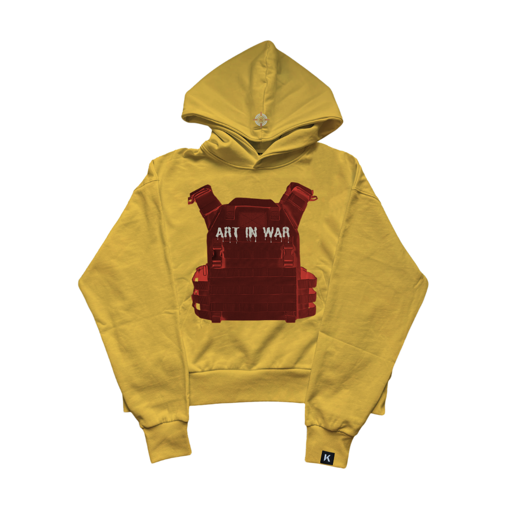 Art In War Vest Hoodie